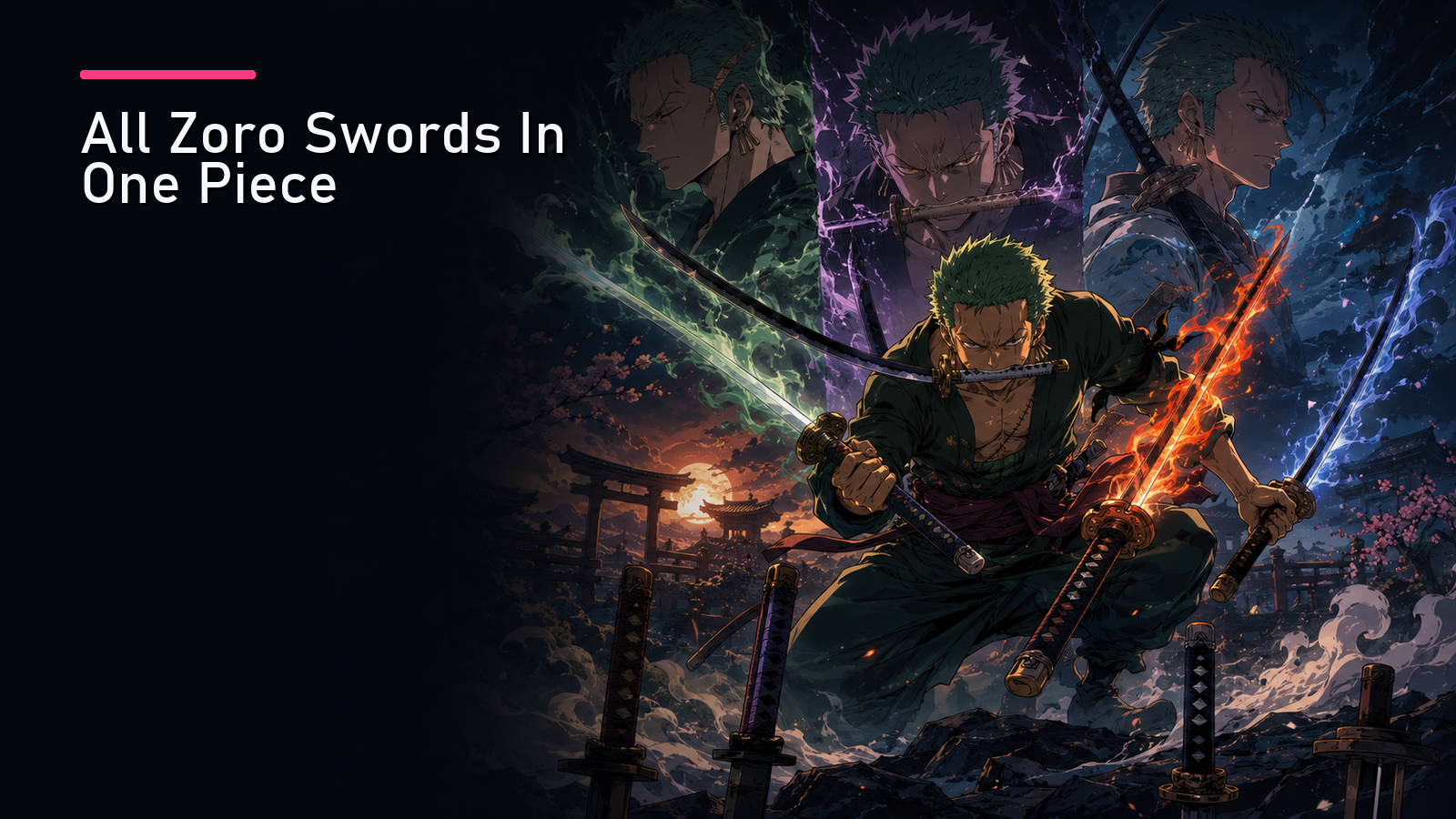 Featured image for All Zoro Swords In One Piece