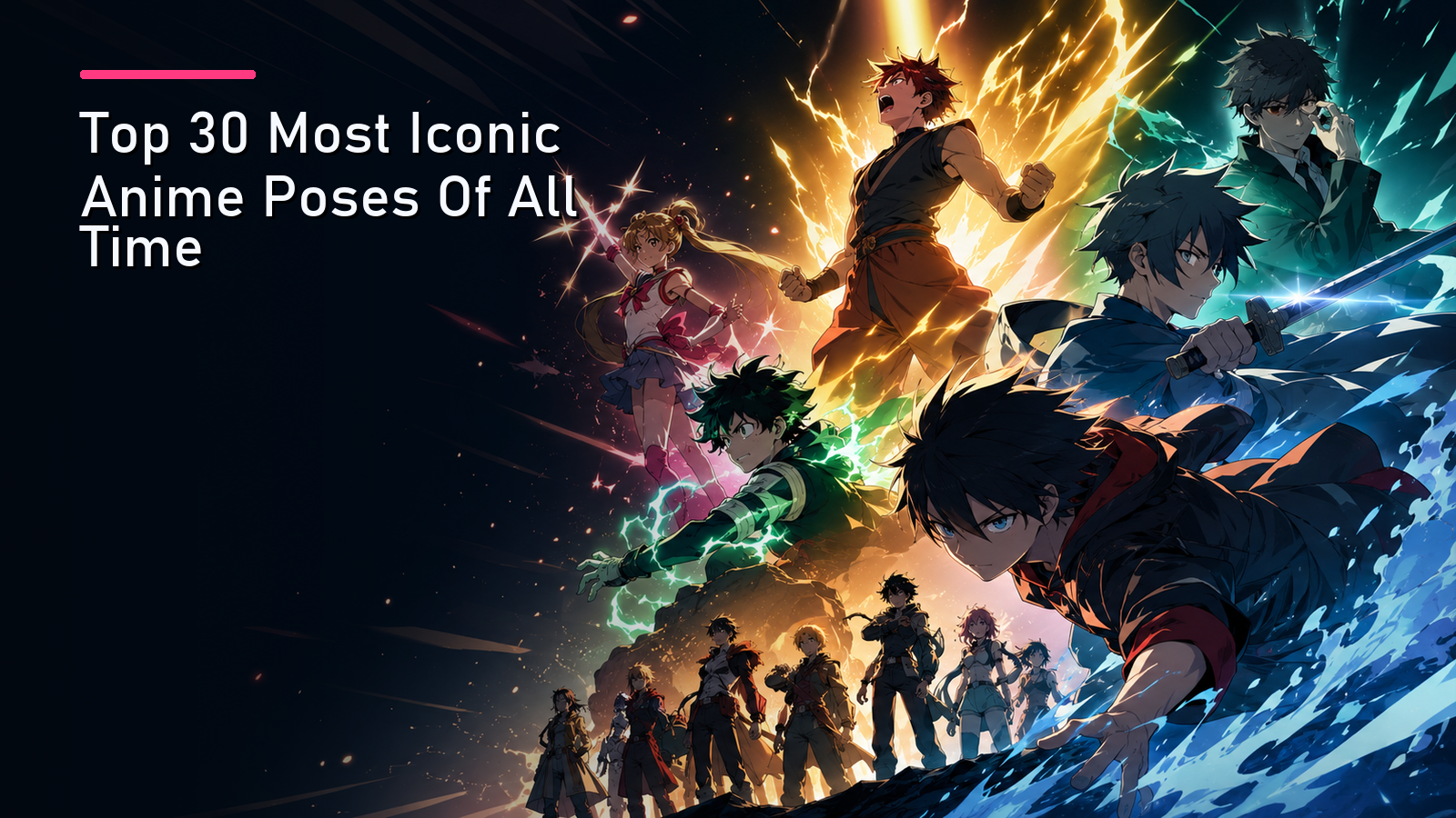 Featured image for Top 30 Most Iconic Anime Poses Of All Time