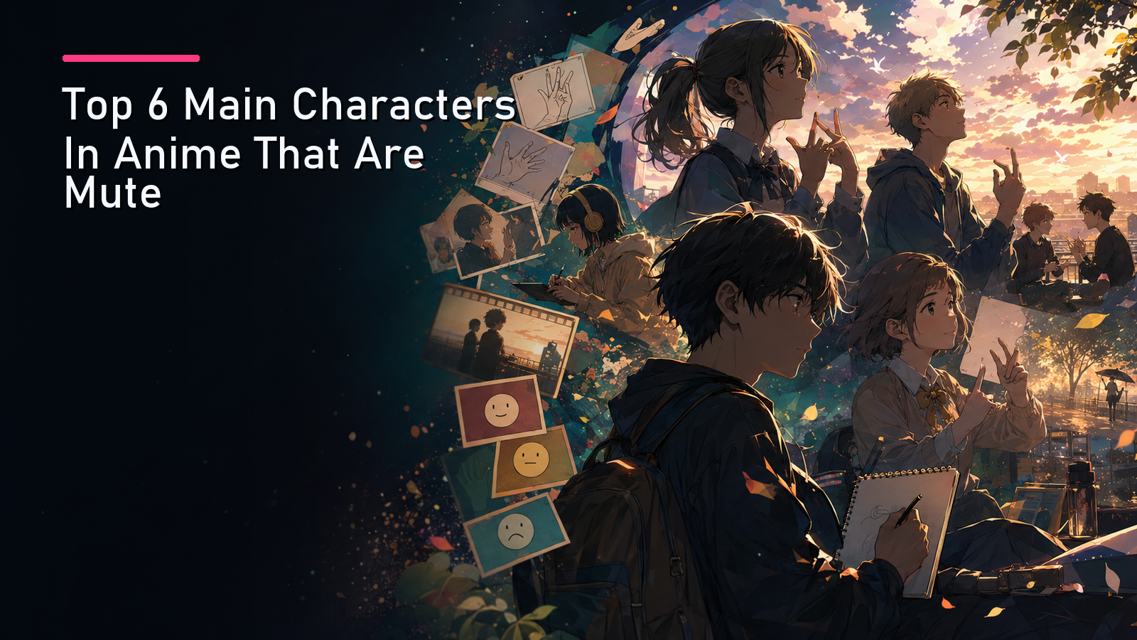 Featured image for Top 6 Main Characters In Anime That Are Mute