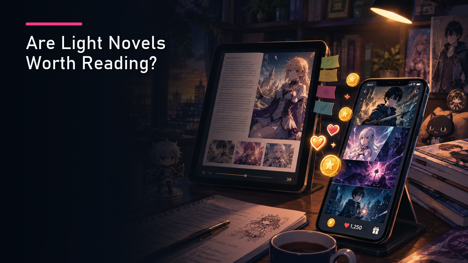 Featured image for Are Light Novels Worth Reading?