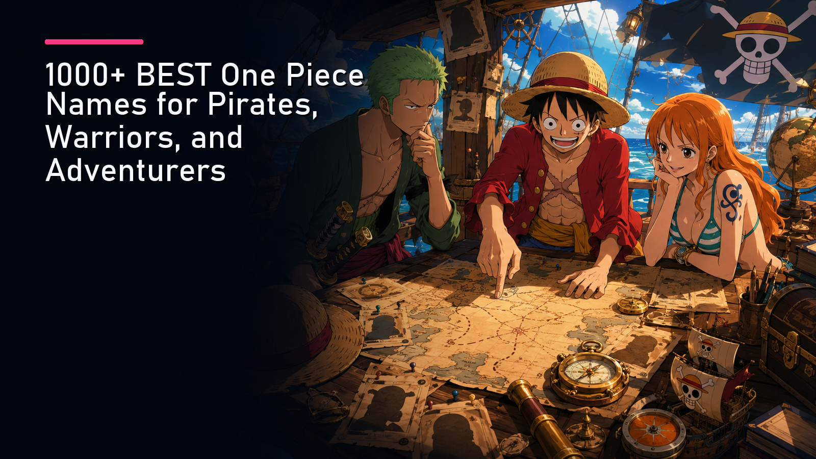 Featured image for 1000+ BEST One Piece Names for Pirates, Warriors, and Adventurers