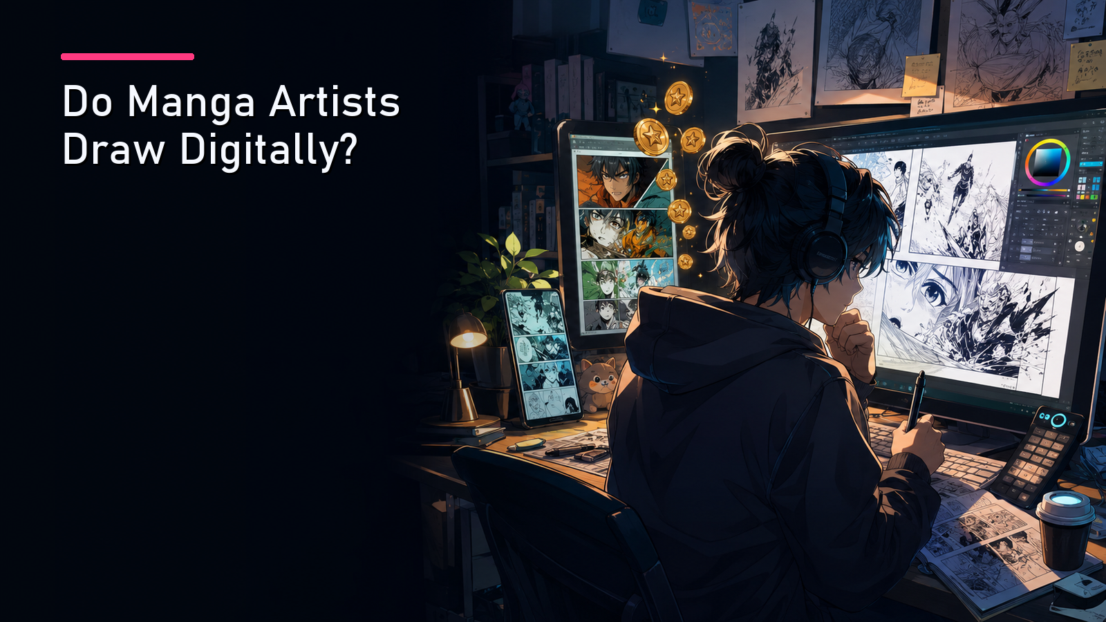 Featured image for Do Manga Artists Draw Digitally?