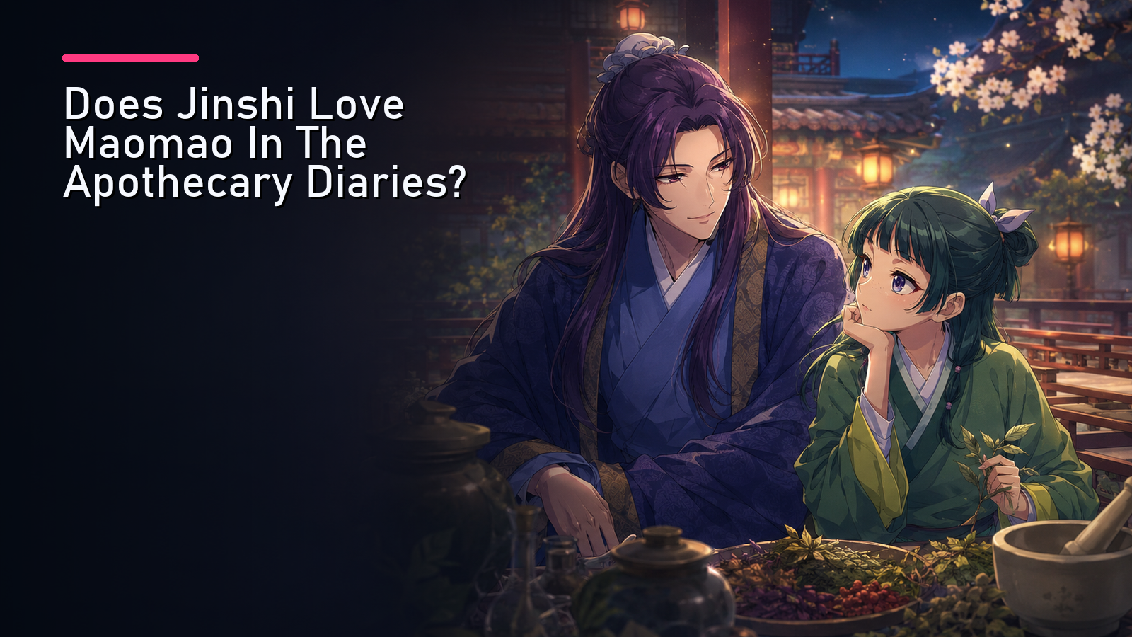 Featured image for Does Jinshi Love Maomao In The Apothecary Diaries?