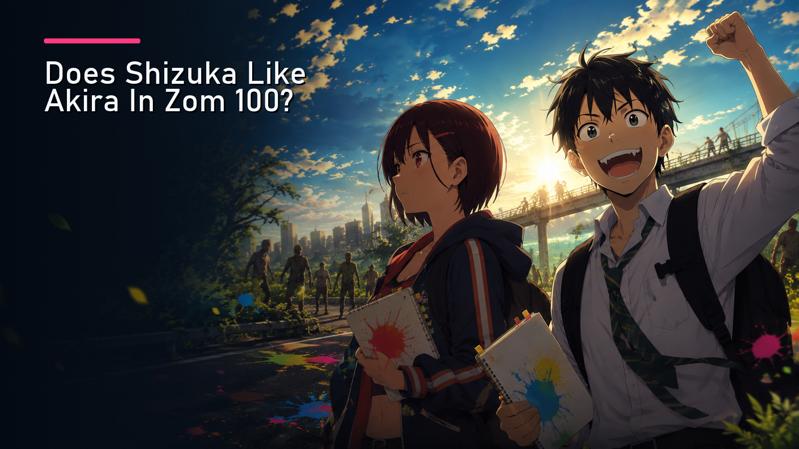 Featured image for Does Shizuka Like Akira In Zom 100?