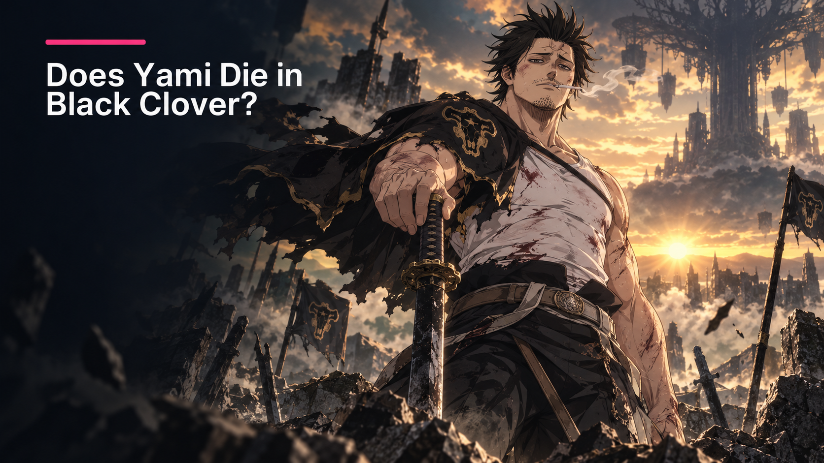 Featured image for Does Yami Die in Black Clover?