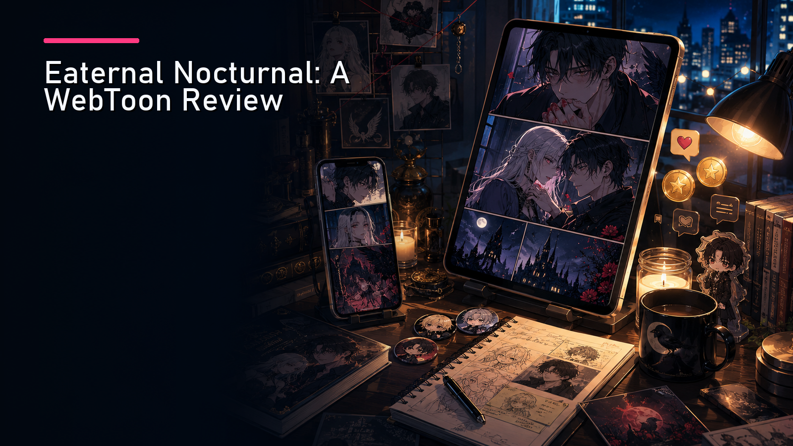 Featured image for Eaternal Nocturnal: A WebToon Review
