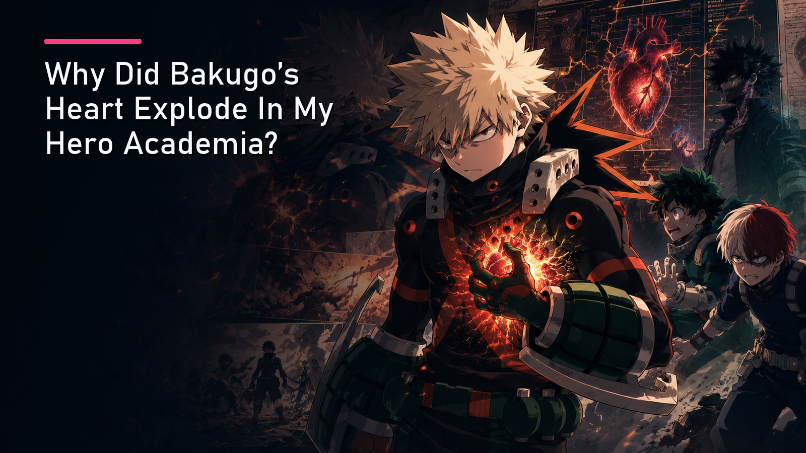 Featured image for Why Did Bakugo's Heart Explode In My Hero Academia?