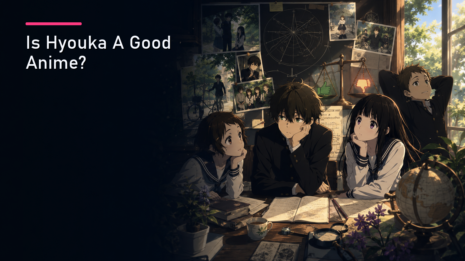 Featured image for Is Hyouka A Good Anime?