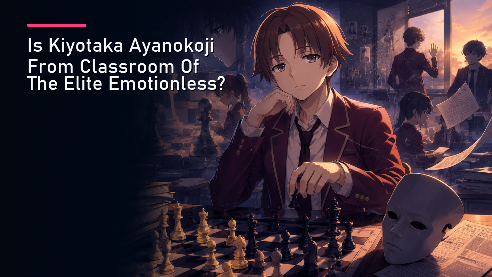 Featured image for Is Kiyotaka Ayanokoji From Classroom Of The Elite Emotionless?
