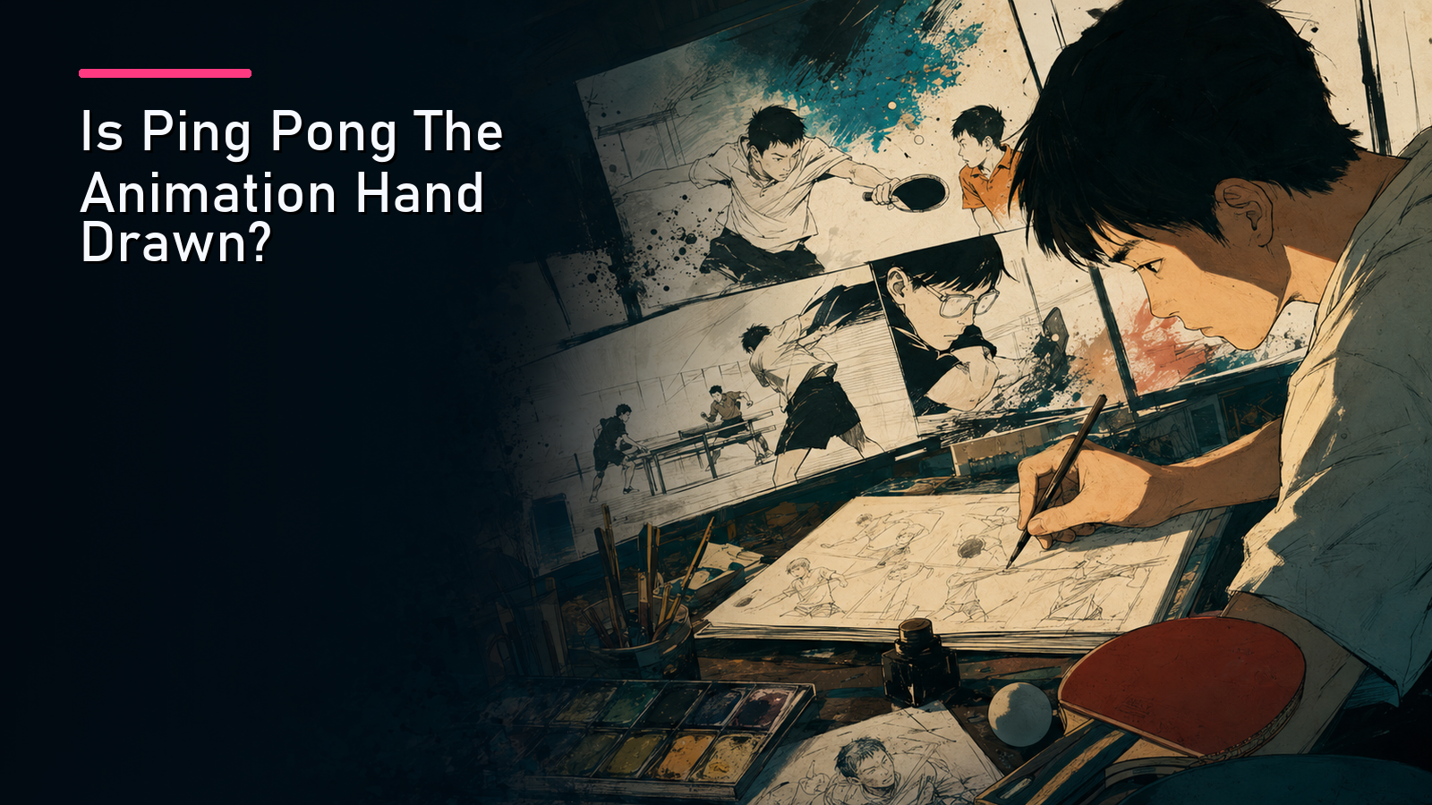 Featured image for Is Ping Pong The Animation Hand Drawn?