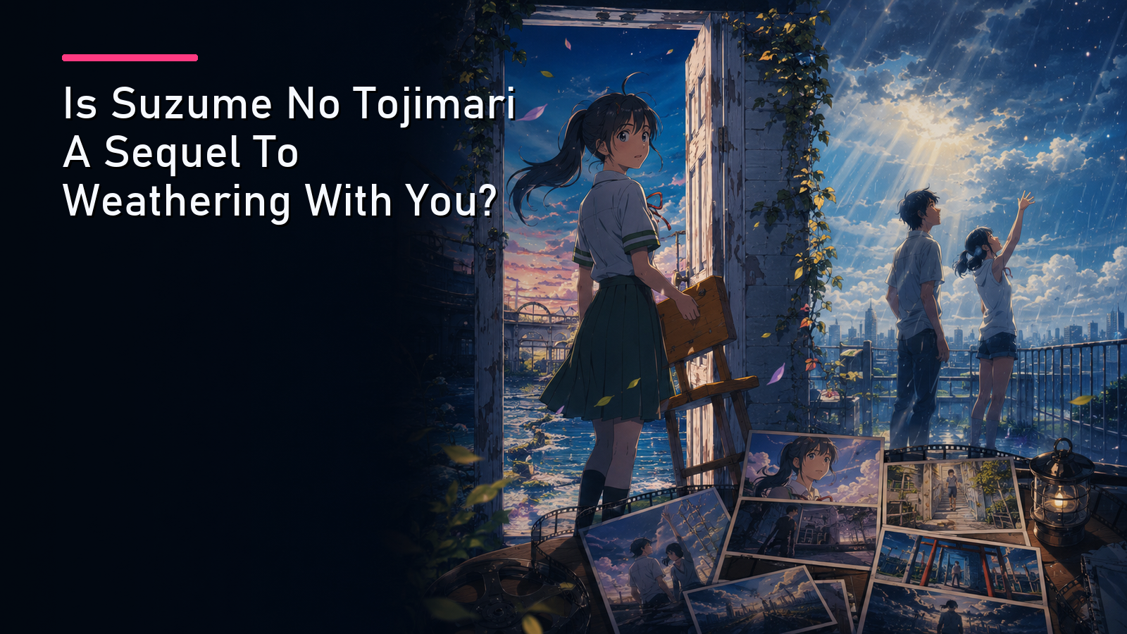 Featured image for Is Suzume No Tojimari A Sequel To Weathering With You?