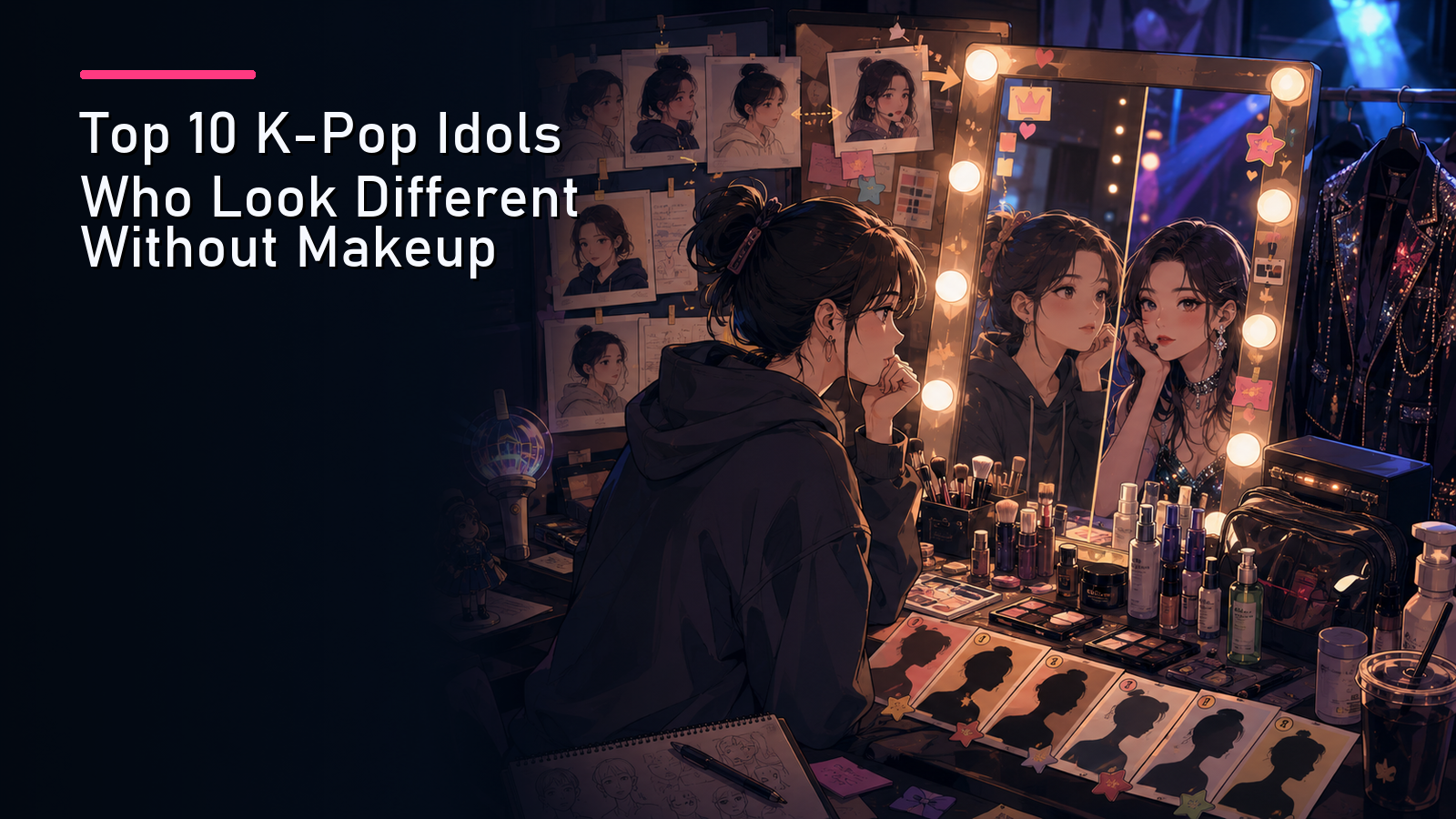 Featured image for Top 10 K-Pop Idols Who Look Different Without Makeup