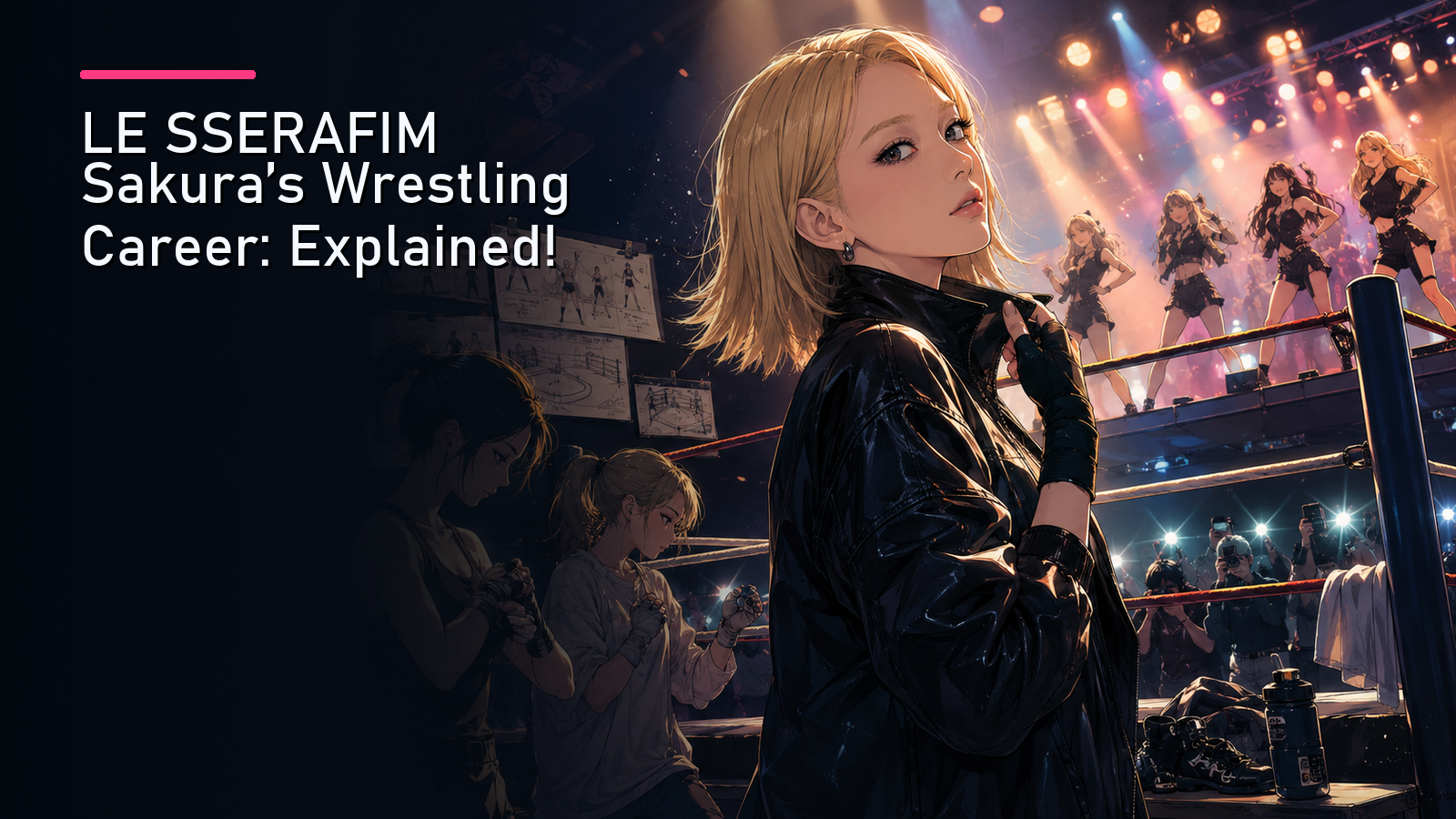 Featured image for LE SSERAFIM Sakura's Wrestling Career: Explained!
