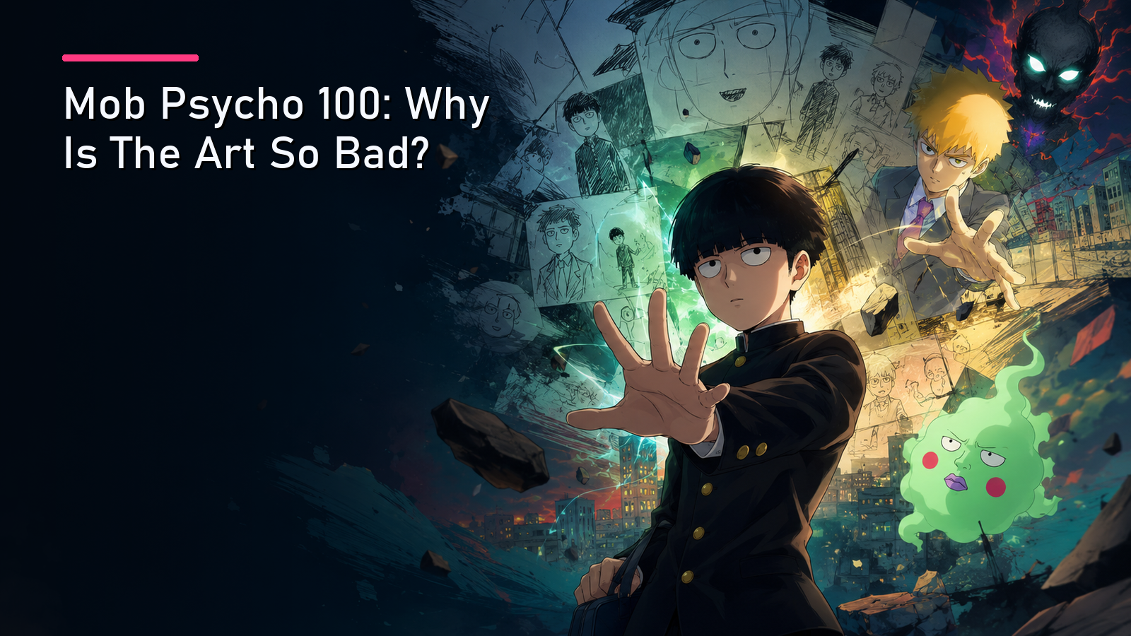 Featured image for Mob Psycho 100: Why Is The Art So Bad?