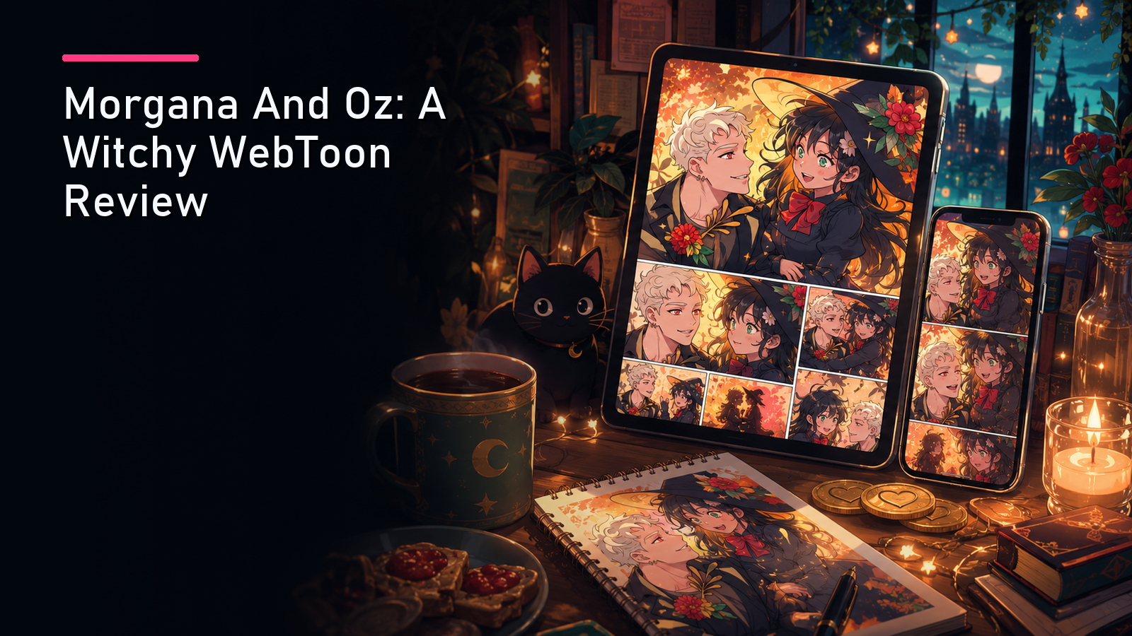Featured image for Morgana And Oz: A Witchy WebToon Review