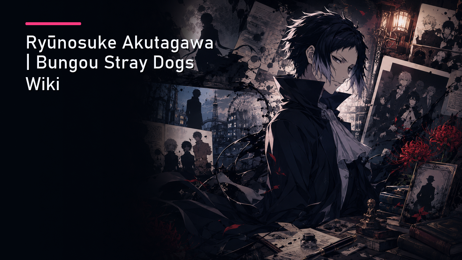 Featured image for Ryūnosuke Akutagawa | Bungou Stray Dogs Wiki
