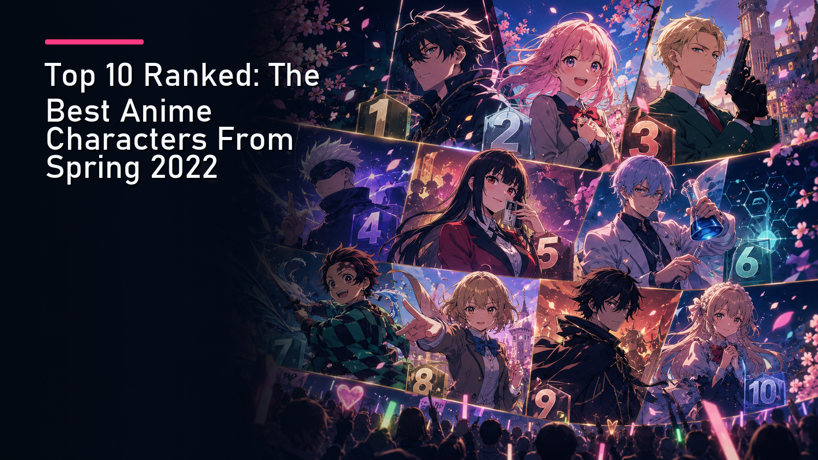 Featured image for Top 10 Ranked: The Best Anime Characters From Spring 2022