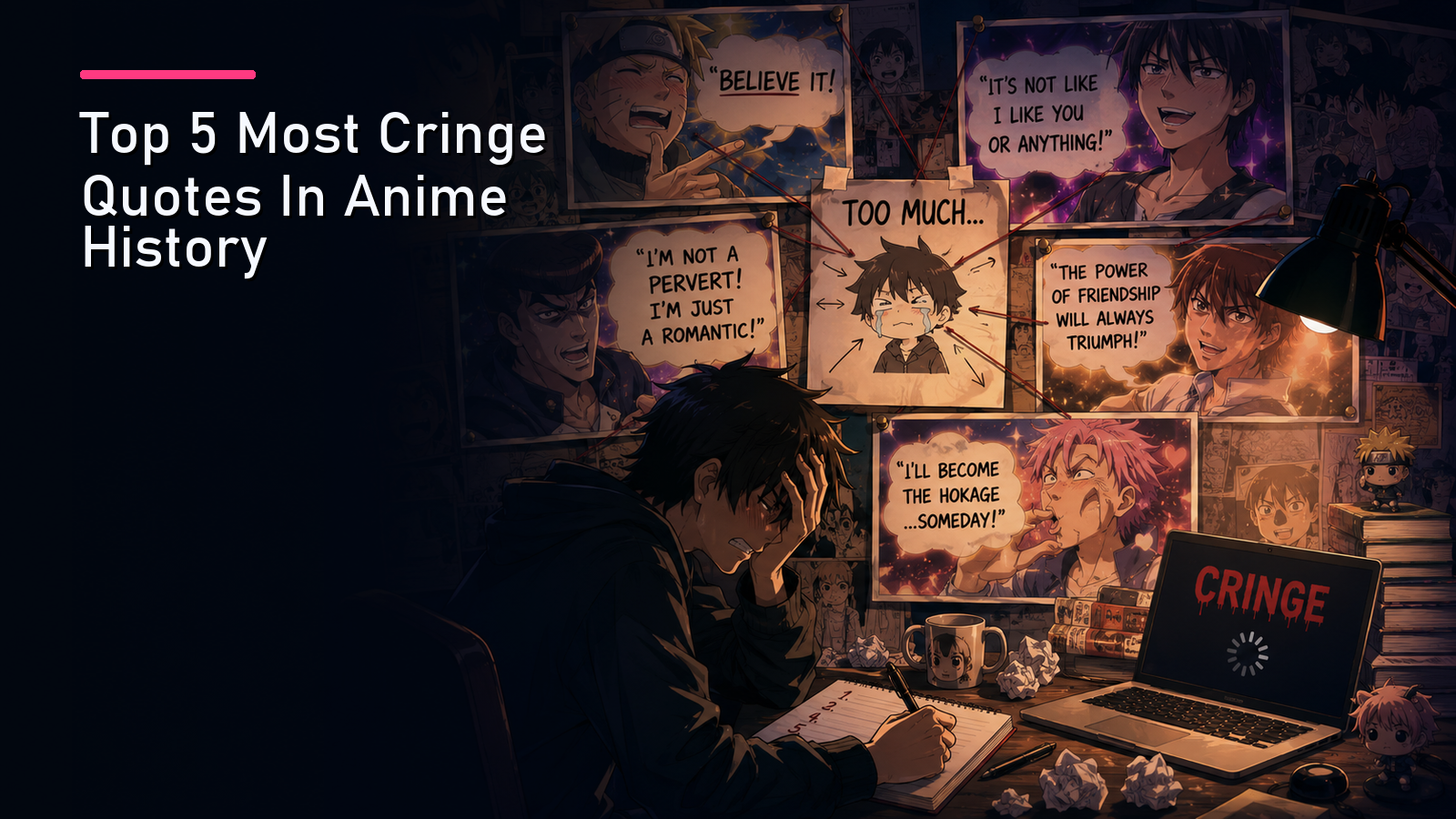 Featured image for Top 5 Most Cringe Quotes In Anime History