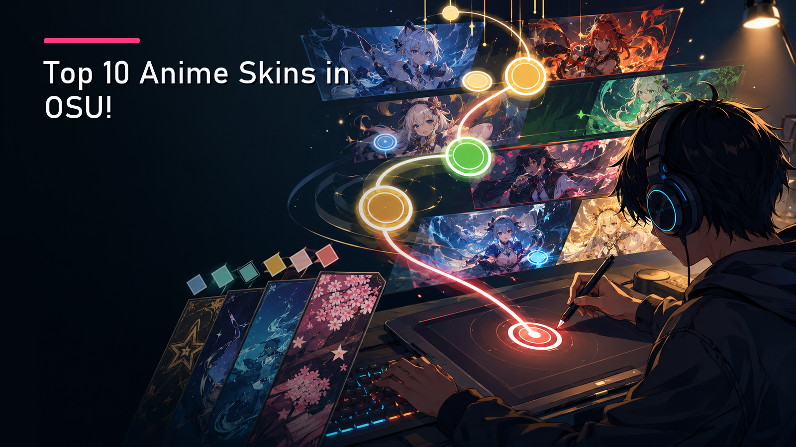 Featured image for Top 10 Anime Skins in OSU!