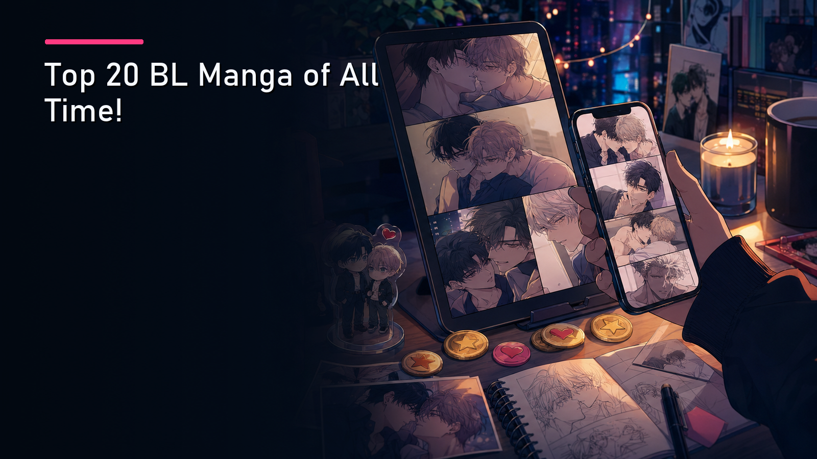 Featured image for Top 20 BL Manga of All Time!