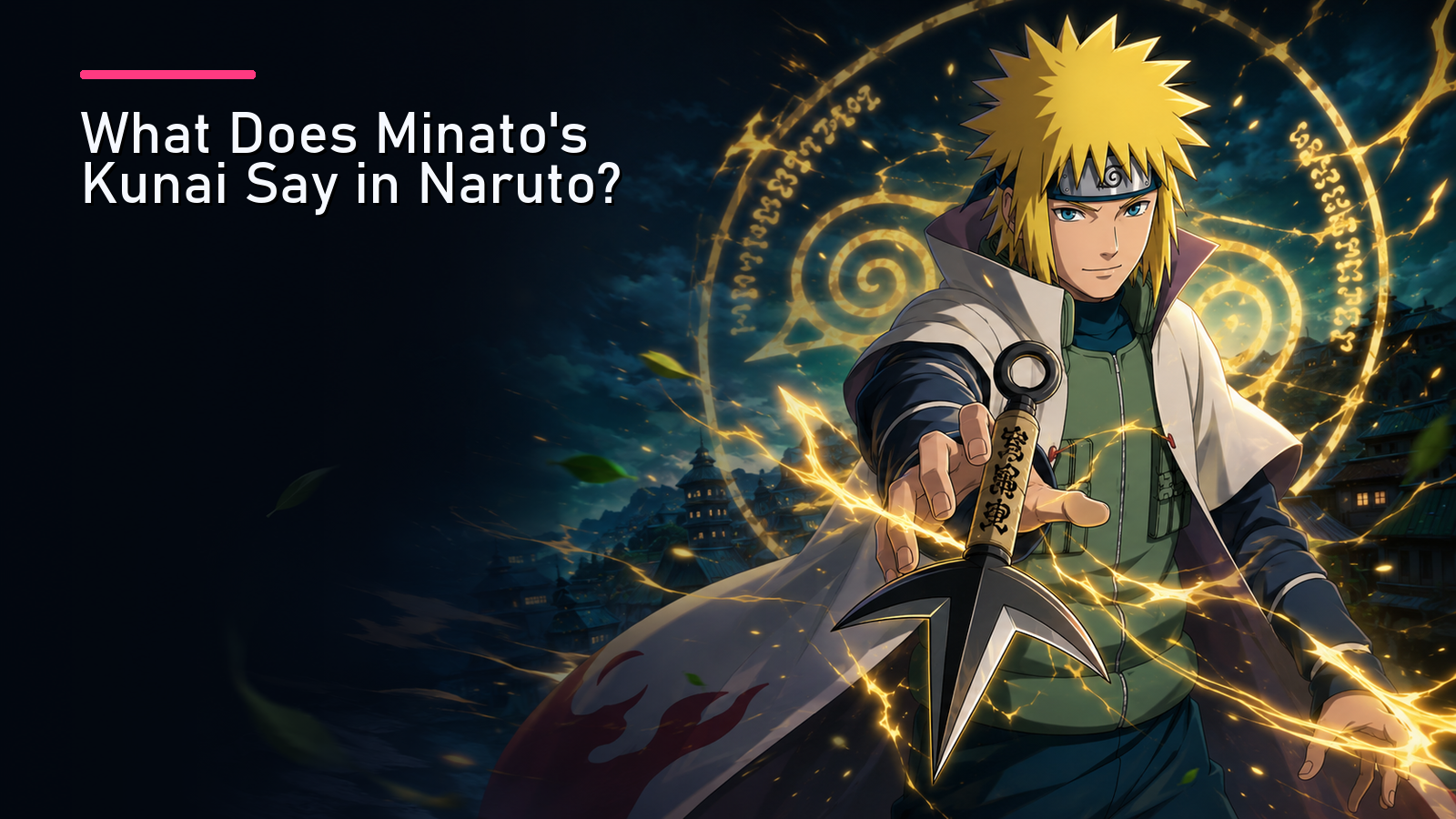 Featured image for What Does Minato's Kunai Say in Naruto?