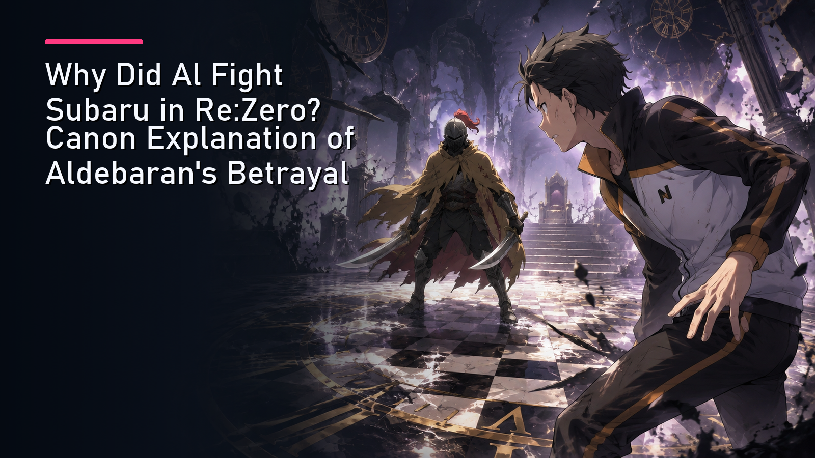 Featured image for Why Did Al Fight Subaru in Re:Zero? Canon Explanation of Aldebaran's Betrayal