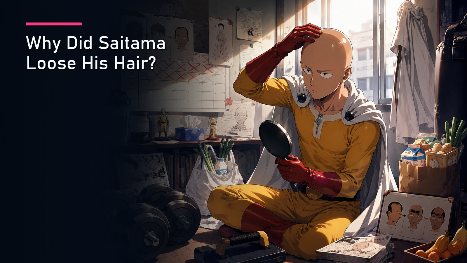 Featured image for Why Did Saitama Lose His Hair?