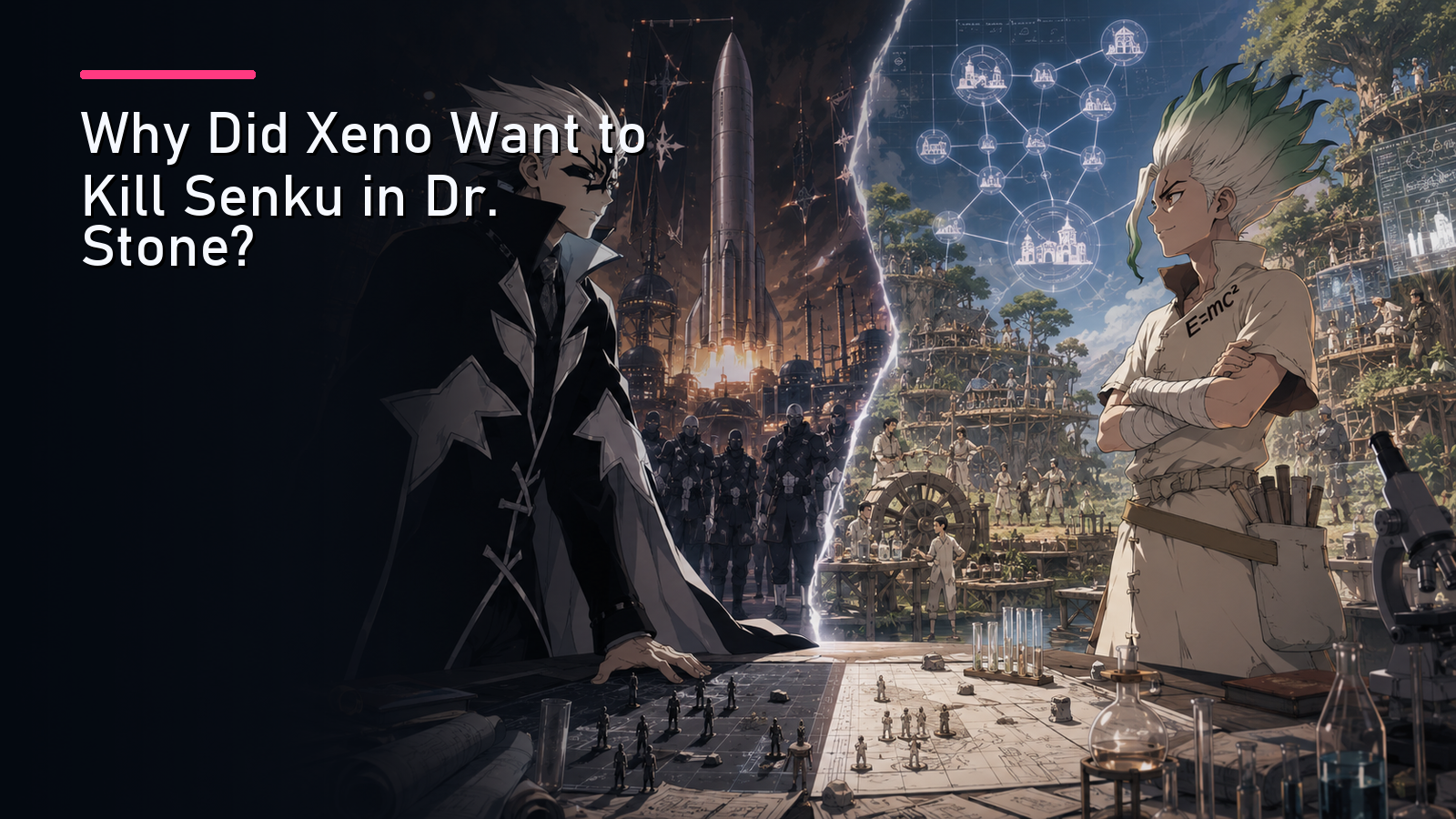 Featured image for Why Did Xeno Want to Kill Senku in Dr. Stone?