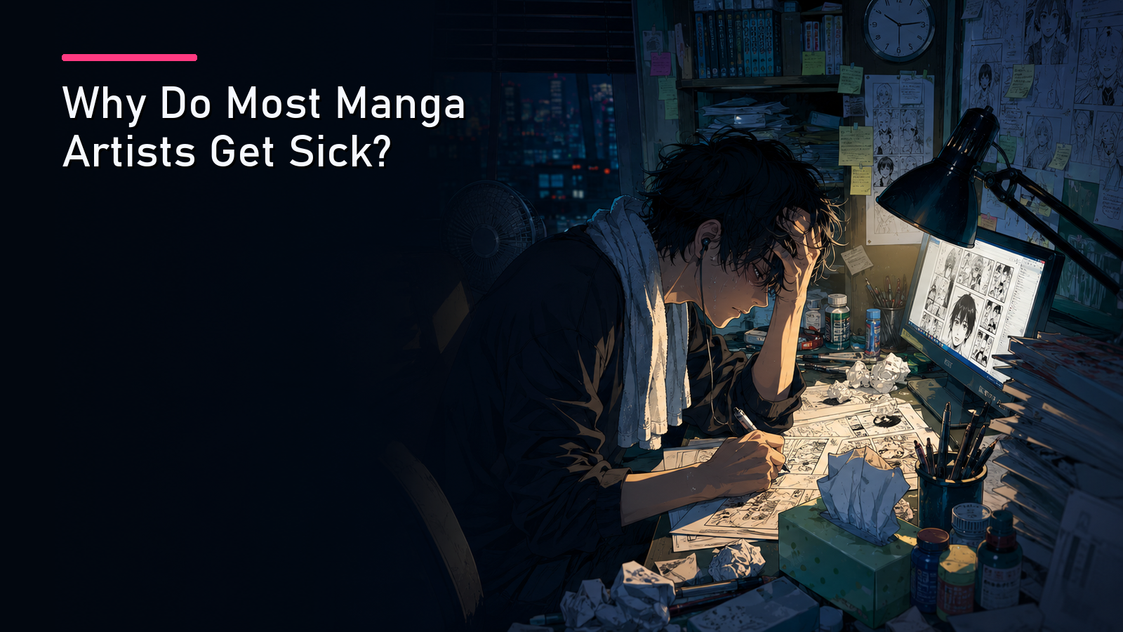 Featured image for Why Do Most Manga Artists Get Sick?