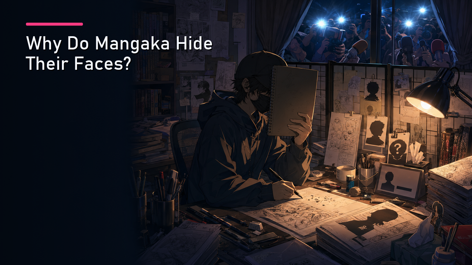 Featured image for Why Do Mangaka Hide Their Faces?