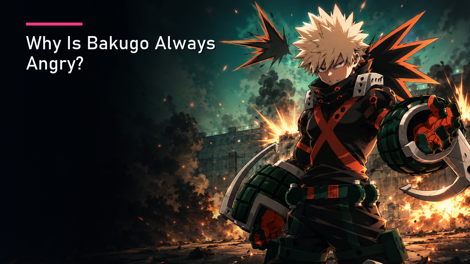 Featured image for Why Is Bakugo Always Angry?