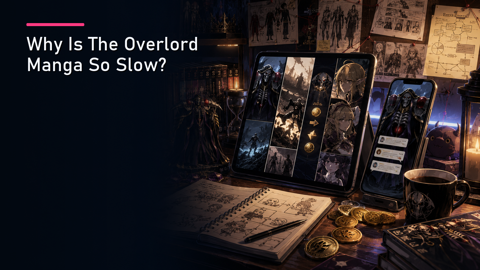 Featured image for Why Is The Overlord Manga So Slow?