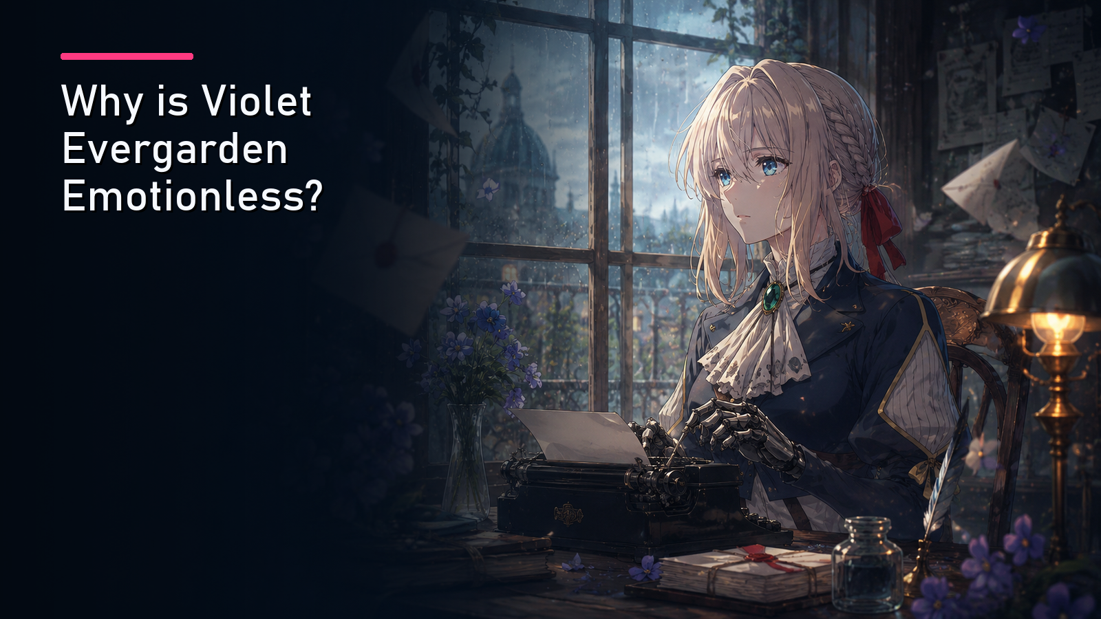 Featured image for Why is Violet Evergarden Emotionless?