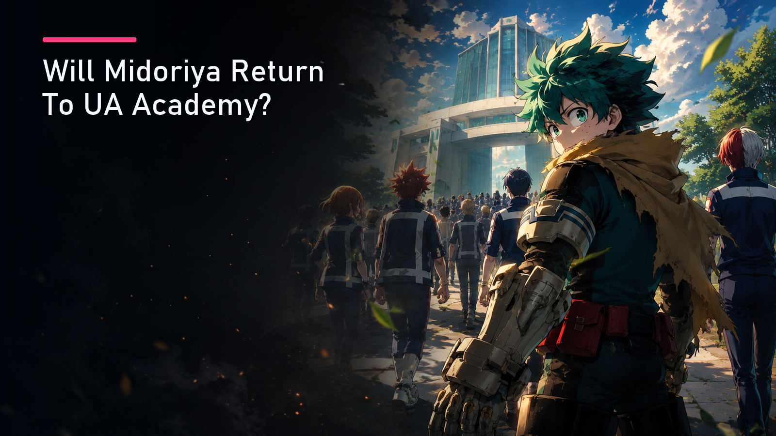 Featured image for Will Midoriya Return To UA Academy?