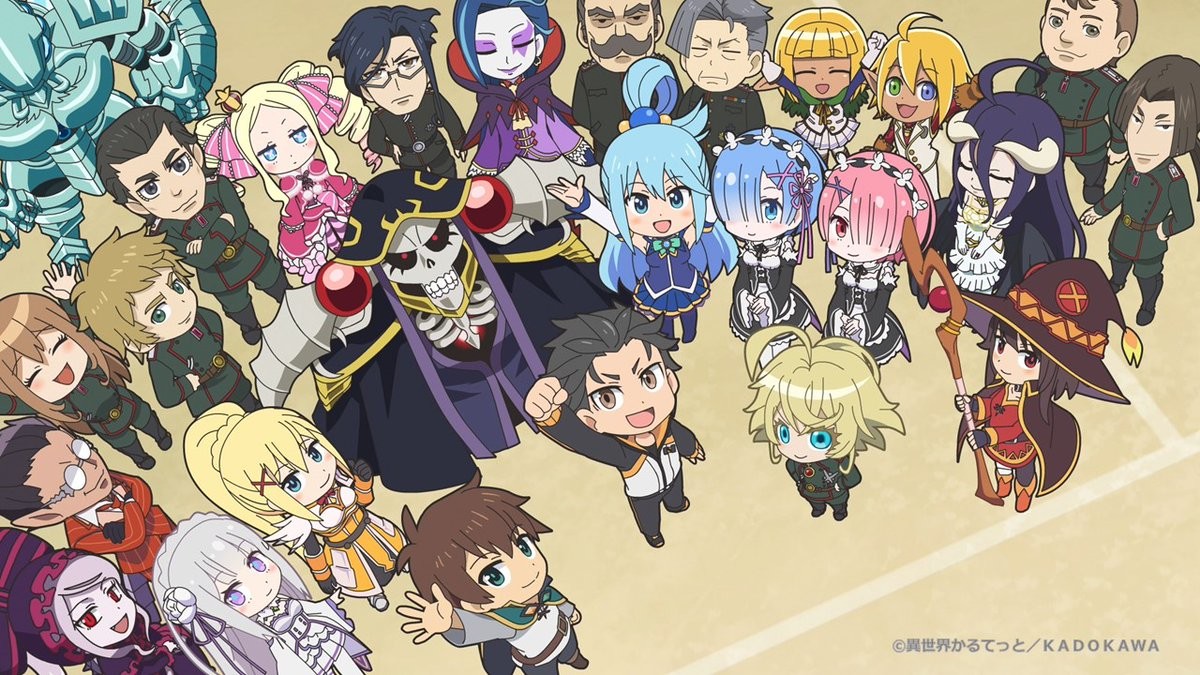 Isekai Quartet official artwork