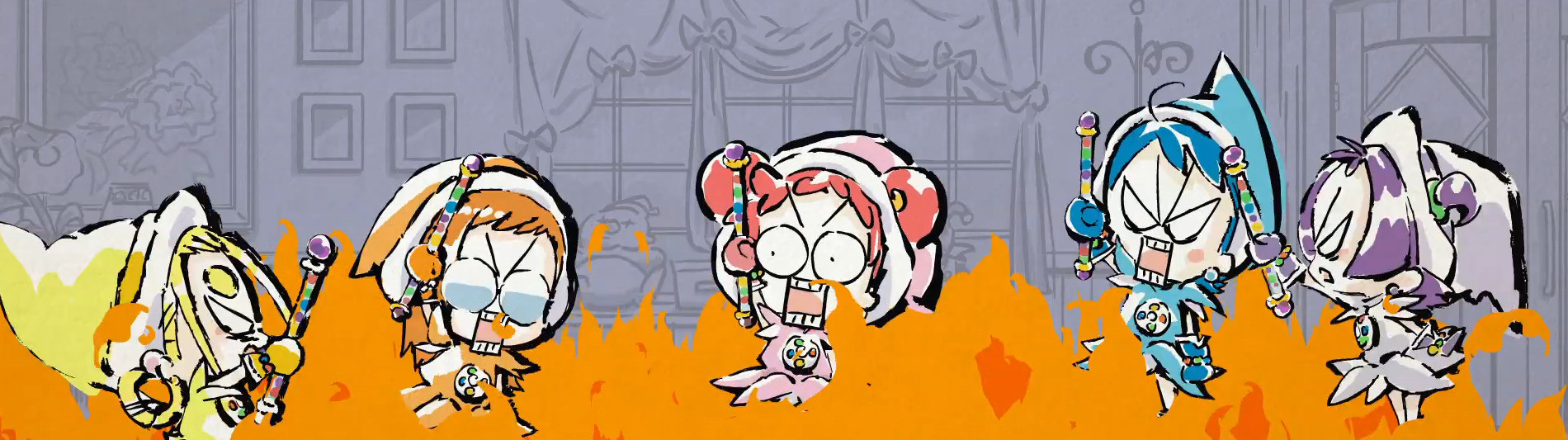 Ojamajo Doremi: Owarai Gekijou official artwork
