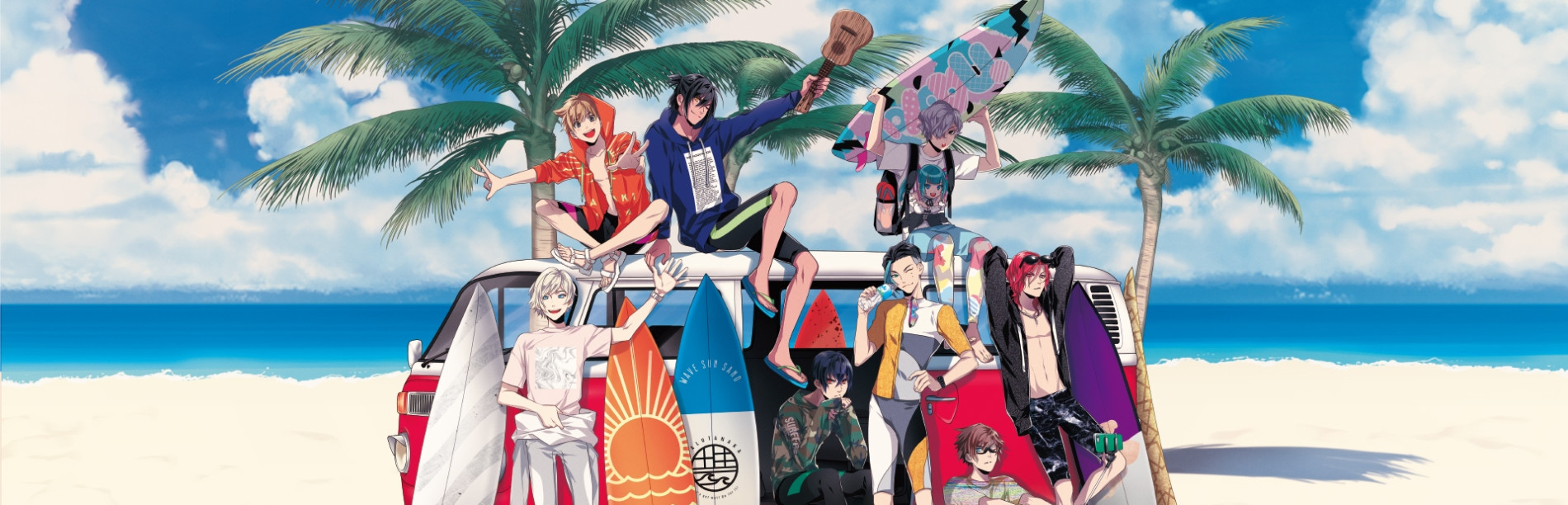 WAVE!! Surfing Yappe!! official artwork