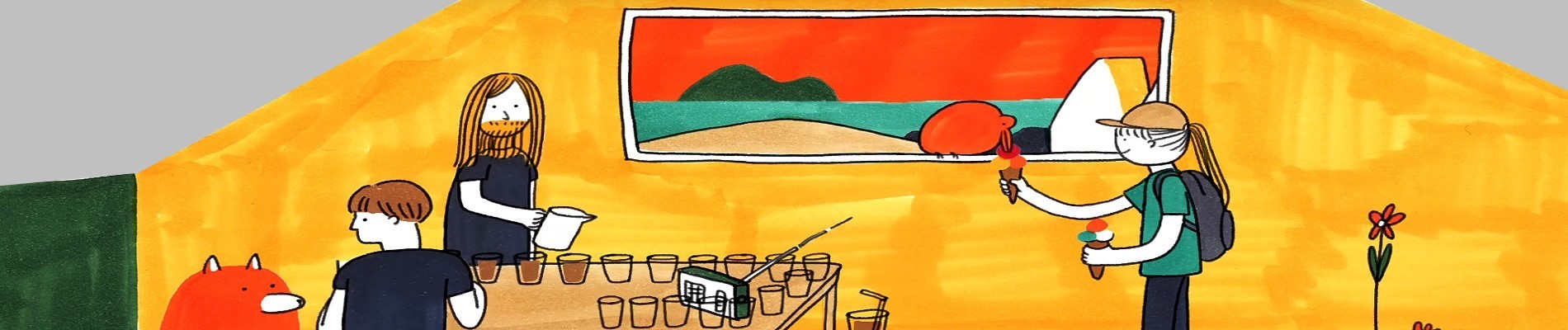 here AND there official artwork