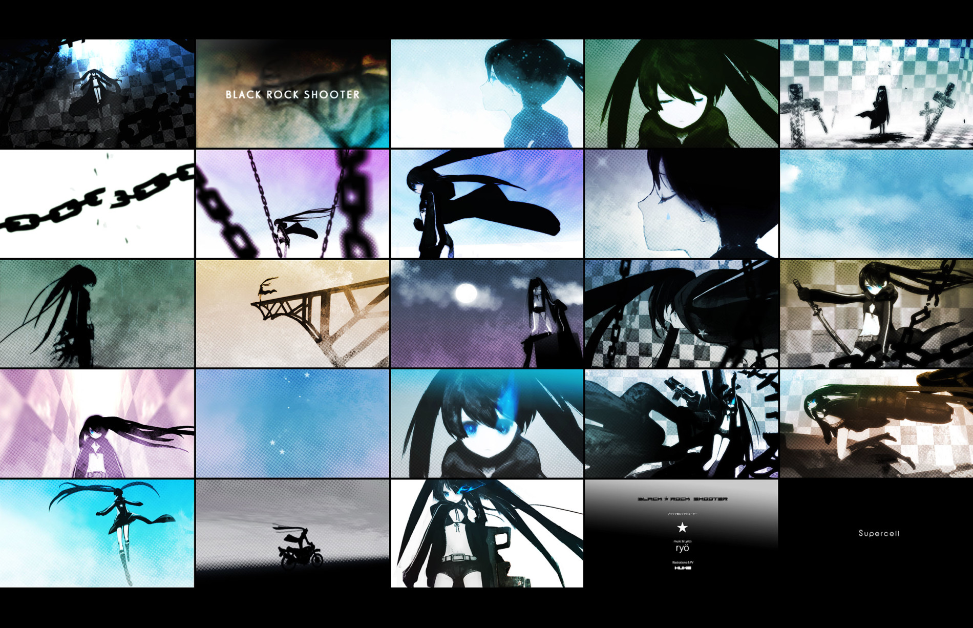 Black★Rock Shooter official artwork