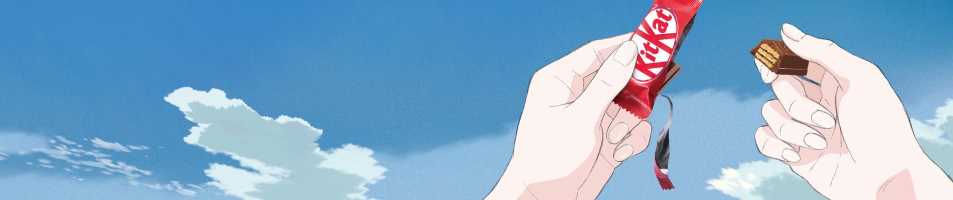 Kikkake wa, KitKat de. official artwork