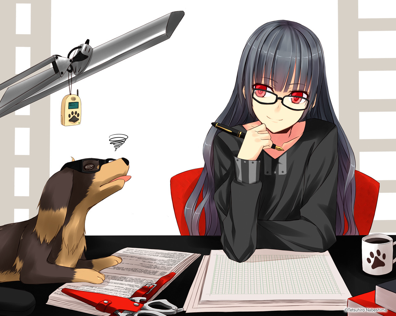 Dog & Scissors official artwork