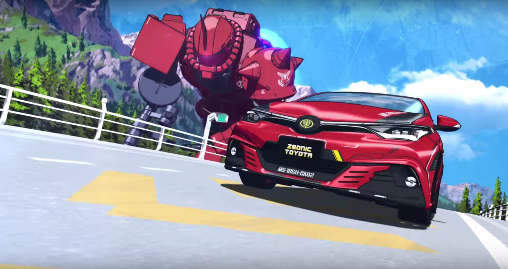 Zeonic Toyota Special Movie official artwork