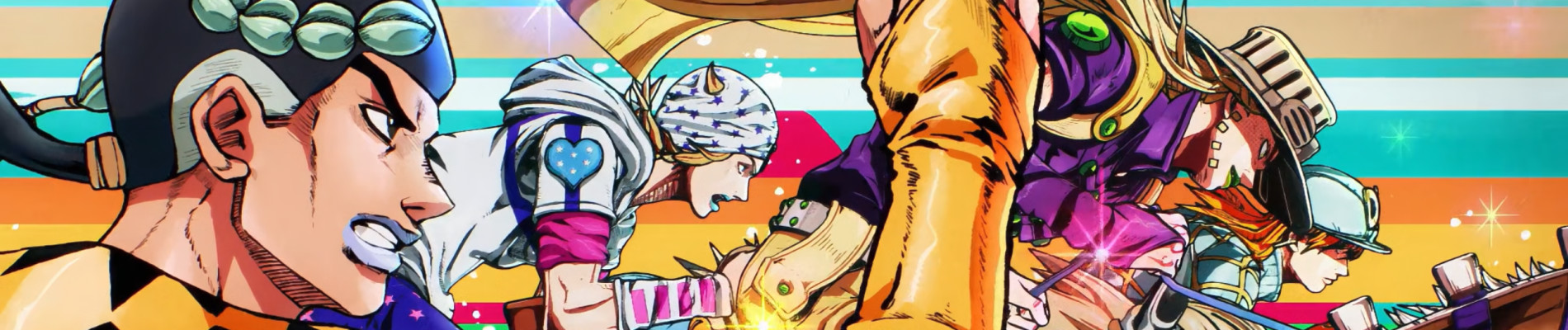 STEEL BALL RUN JoJo's Bizarre Adventure 2nd - 3rd STAGE official artwork