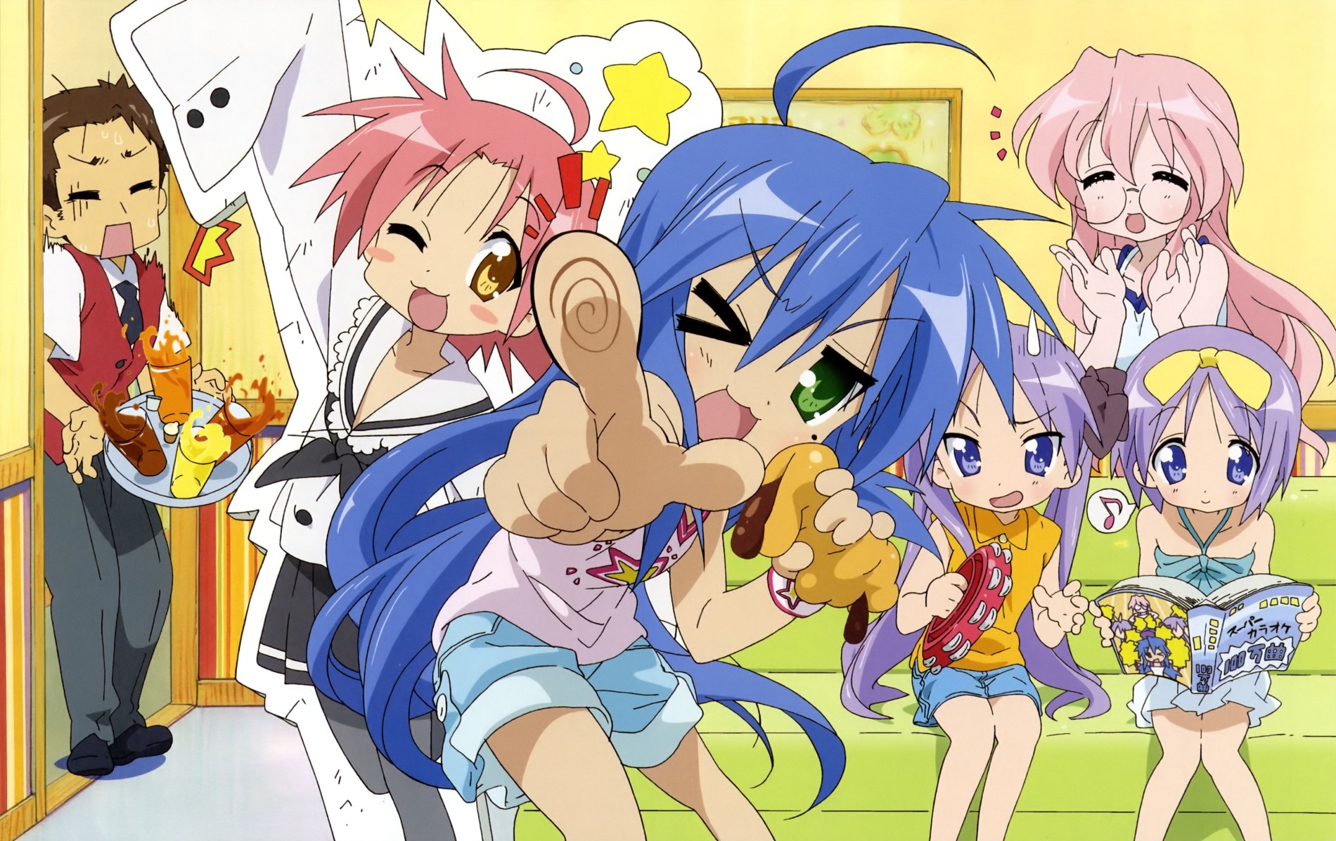 Lucky☆Star OVA official artwork