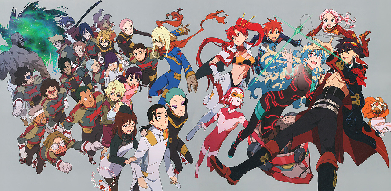 Gurren Lagann The Movie: The Lights in the Sky are Stars official artwork