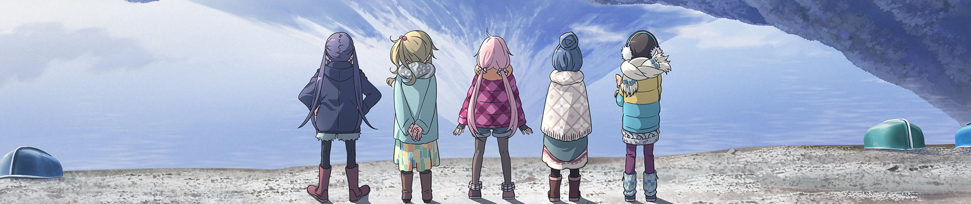 Laid-Back Camp official artwork