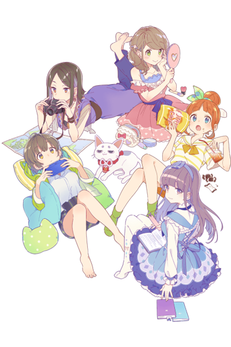 HIMOTE HOUSE: A share house of super psychic girls cover art