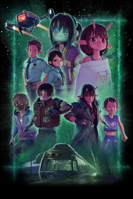 Milky☆Subway: The Galactic Limited Express – the Movie cover art